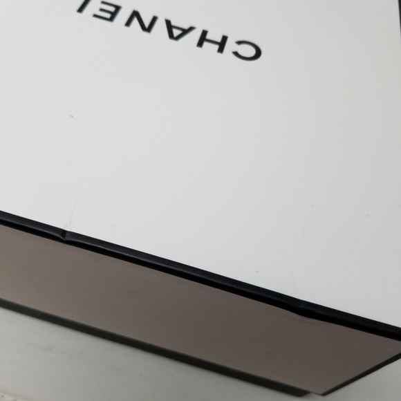 Chanel EMPTY Gift Boxes Lot 2 Medium Black White Keepsake Container 8.5" Square - Picture 6 of 15